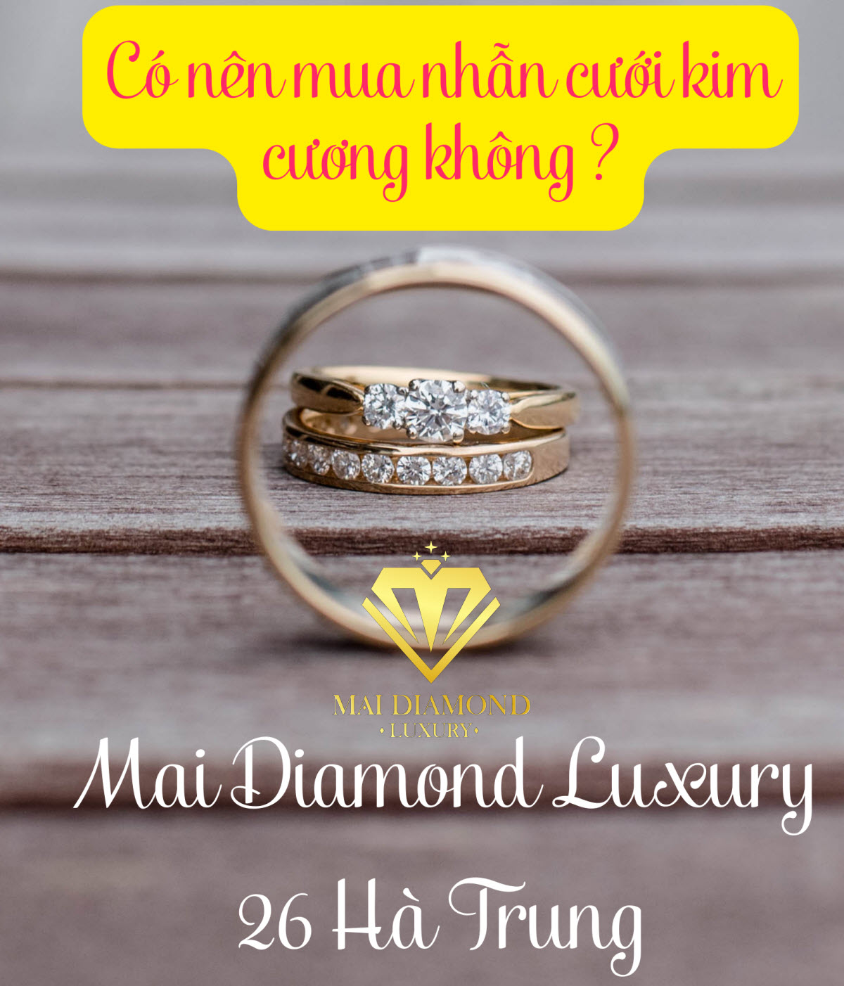 Có nên mua nhẫn cưới kim cương